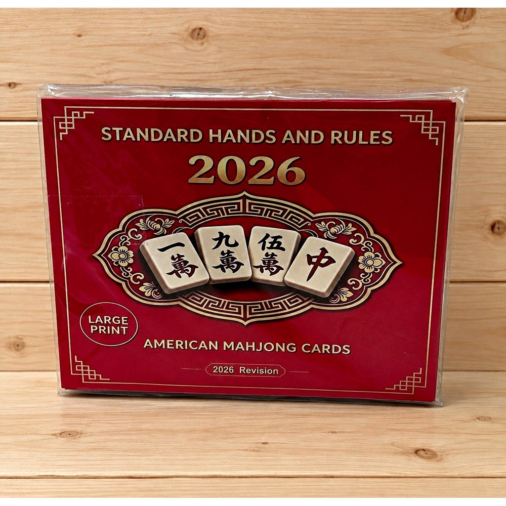 Standard Hands and Rules 2026 American Mahjong Cards Large Print Rev[A4]